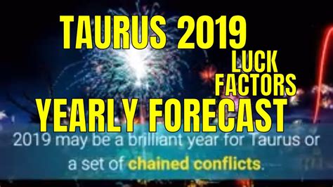lucky days for taurus 2019